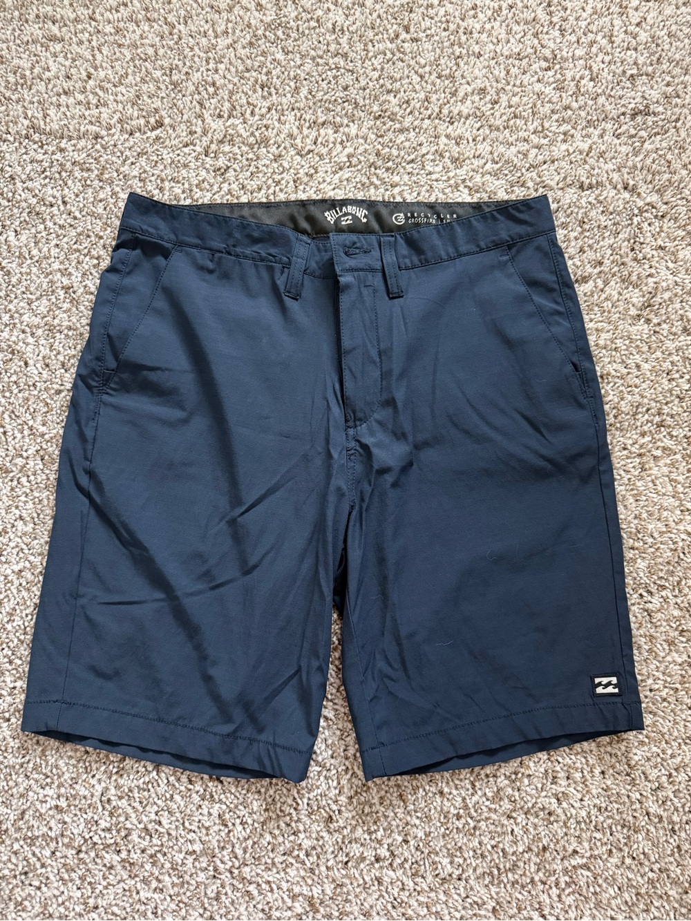 Billabong Men's Dark Navy Flat Front Shorts